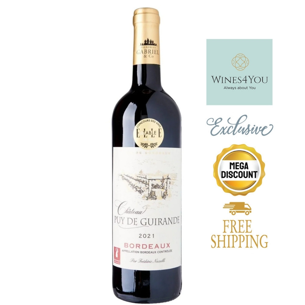 Chateau Puy De Guiraude Bordeaux France Red Wine